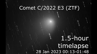 Comet C/2022 E3 (ZTF) Timelapse