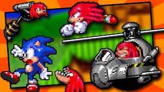 Sonic, but Everything is Knuckles?! - Hilarious Sonic 2 Rom Hack