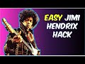 Amazing and Easy Jimi Hendrix Guitar Hack! Learn it in 5 Minutes
