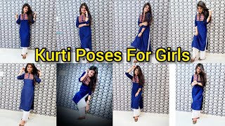 Kurti Poses For Girls | Poses for girls in kurti #selfie #photography #poses screenshot 5