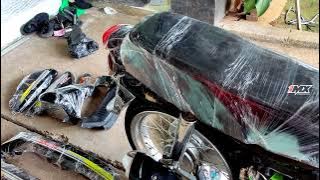 Restorasi honda legenda 2003 jadi glowing nih!!