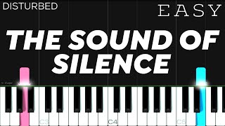 Disturbed / Simon & Garfunkel   The Sound of Silence | EASY Piano Tutorial