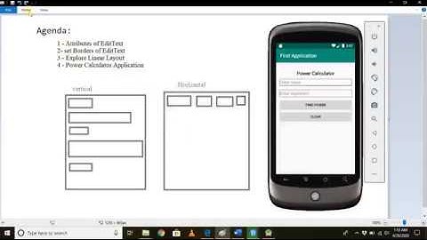 Wk-10-Lecture-2 | EditText Hint Android | EditText Border Android | Event Handling Android