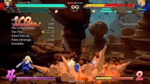 DRAGON BALL FighterZ android 18 loops