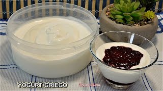 YOGURT GRIEGO FÁCIL SOLO 3 INGREDIENTES Perfecto y Delicioso Mejor Imposible