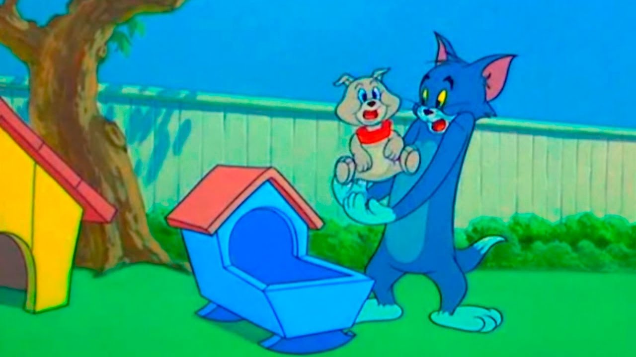 Tom and Jerry, Tom, Jerry, Hic-cup Pup, cartoon, animation, anima...