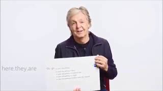 Paul McCartney Answering Some Mighty Fine Questions