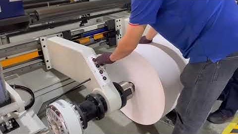 shaft-less unwind stand loading material operation