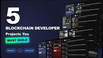 5 Blockchain Developer Projects You MUST Build in 2026 (Beginner to Advanced)