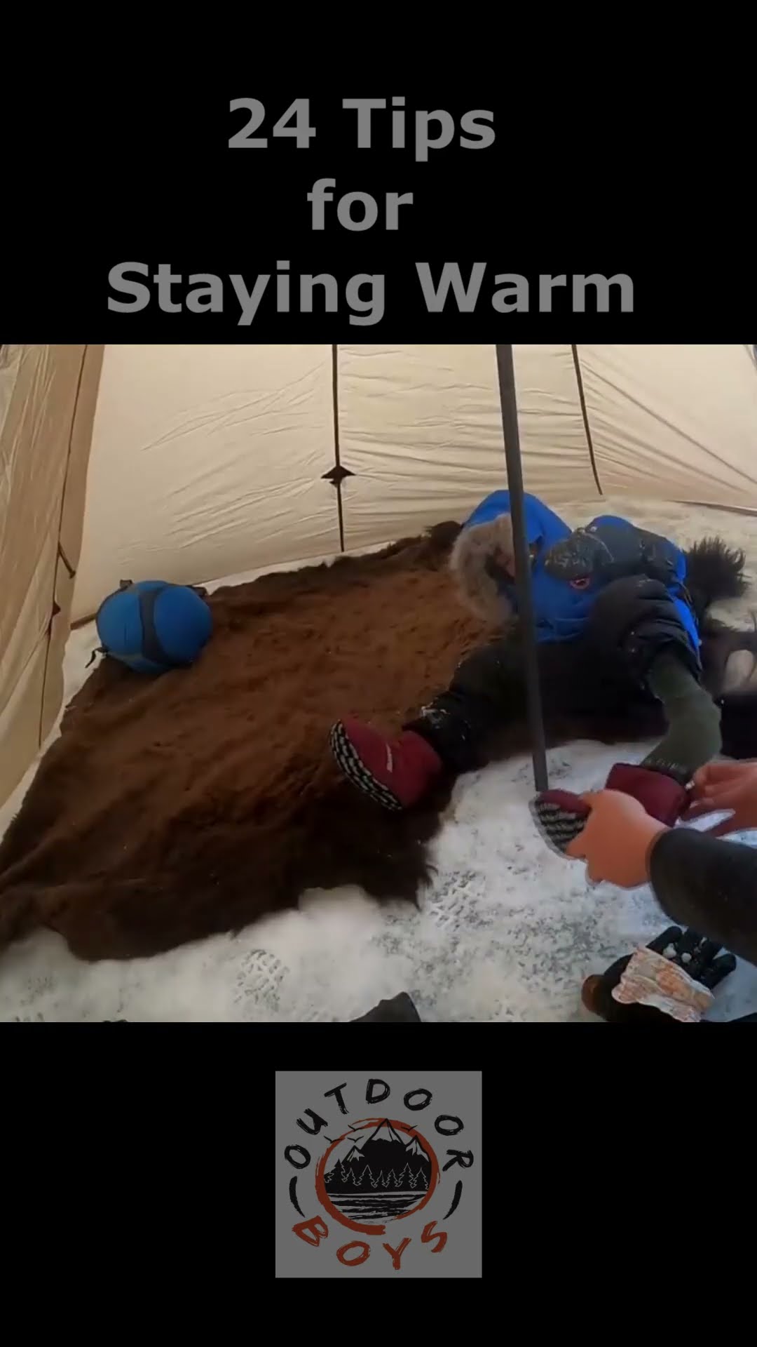 NEVER get cold feet again! Ultimate Winter Camping Hack #camping