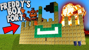 FREDDY AND HIS INSANE BOX FORT CHALLENGE! | Gmod Multiplay Gameplay (Garry