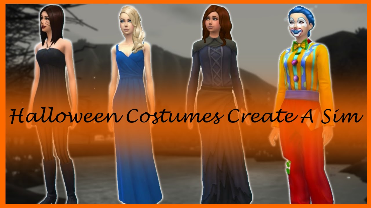 Halloween Costume Ideas  From The Sims  4 YouTube