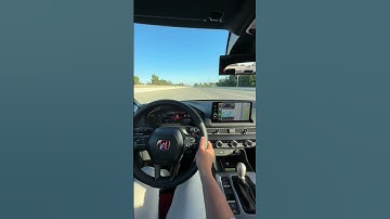 I did a Highway Pull in my 533HP Honda Civic Type-R!!! #shorts #civic #TypeR #fl5 #fl5typer #PLM