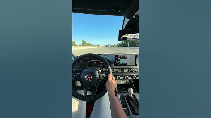 I did a Highway Pull in my 533HP Honda Civic Type-R!!! #shorts #civic #TypeR #fl5 #fl5typer #PLM