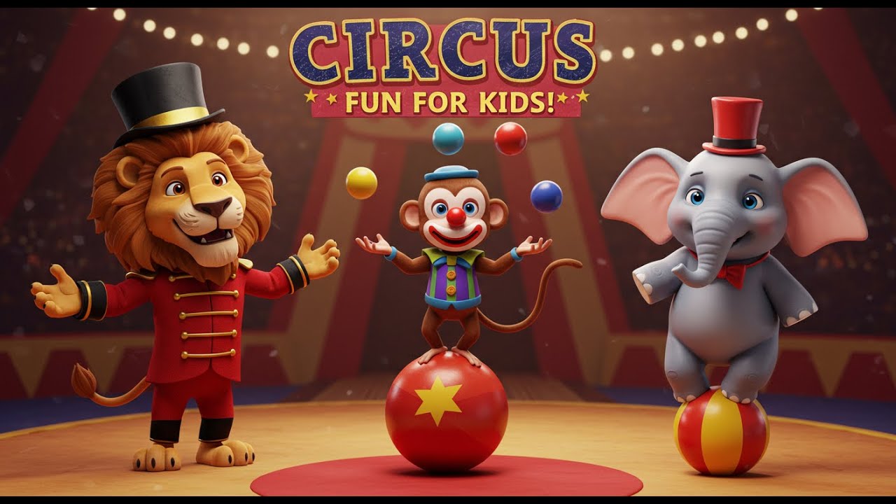 Circus Adventure: Original Song & Fun Animal Show for Kids!