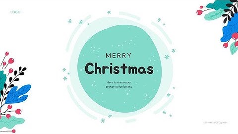 Christmas Slides Template for PowerPoint and Google Slides Free Download