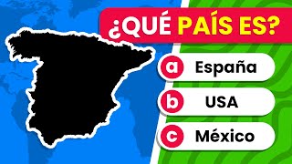 Adivina los Países por su Mapa 🤓🌍| ¿Cuánto Sabes de GEOGRAFÍA? 🧠