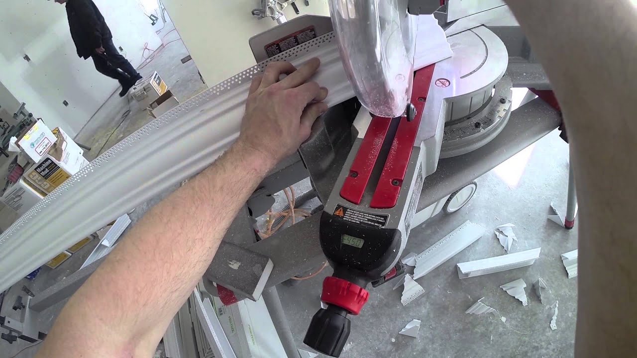 Installing trim tex crown molding POV with GoPro Hero 3+ Black
