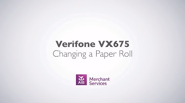 VeriFone VX 675 | Changing Paper Roll | AIB Merchant Services