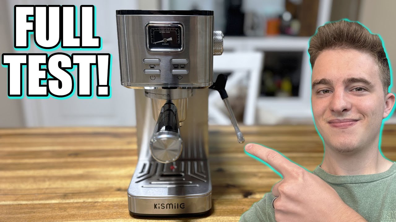 Kismile Espresso Machine Unboxing & How It Works | Milk Frother Demo