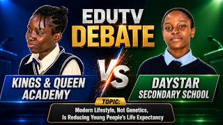DAYSTAR SECONDARY SCHL VS KINGS AND QUEENS ACADEMY - EduTV Nigeria Debate screenshot 3