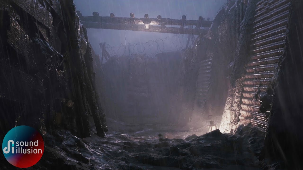 WW1 Sleep In A Muddy Trench | Distant Artillery Ambience