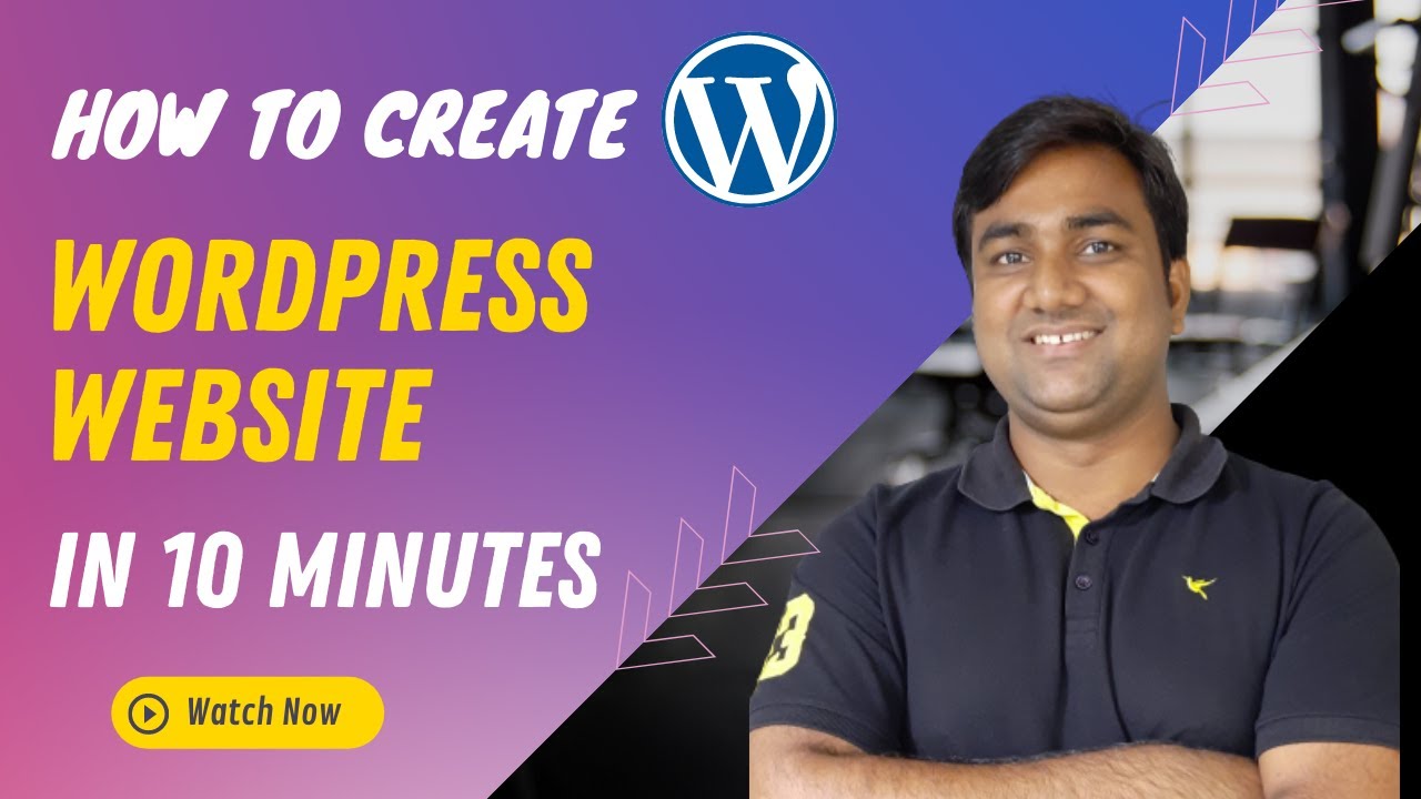 How to Create a WordPress Website in 10 Minutes 🔥 - YouTube