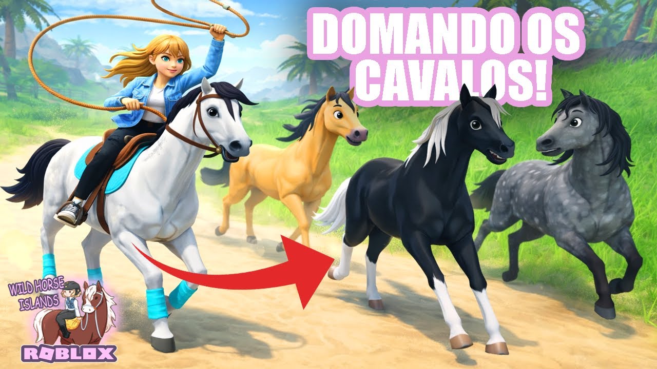 SÓ CAVALO BOM CAPTUREI OS CAVALOS MAIS RAROS E BONITOS! | Wild Horse Islands