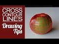 Cross Contour Lines - Improve Your Drawing and Painting