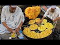 Almond malpua making recipe  malpua recipe  ramadan street food healthy malpura making in karachi