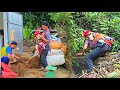 Single mother fixes clean water after storm, landslide: Making money by selling herbs