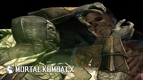 Mortal Kombat X - Noxious Reptile Level 1 2 3 Super Moves |Acid Puke |Toxic Fumes |Extinction Event