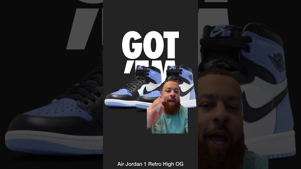 🚨Air Jordan 1 “UNC TOE” SHOCK DROP! 🚨 