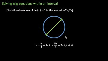 Solving Trig Equations Part 2 of 3