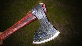 Fazendo Um Machado Viking De Um Machado Velho - Transformação