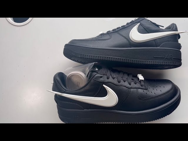 NIKE AIR FORCE 1 LOW X AMBUSH IN BLACK COLORWAY!!!!!!! HD!!!! EARLY IN HAND  LOOK 