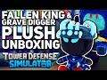 ENEMY PLUSH UNBOXING - Fallen King &amp; Grave Digger - Tower Defense Simulator