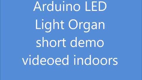Arduino MSGEQ07 Light Organ Example