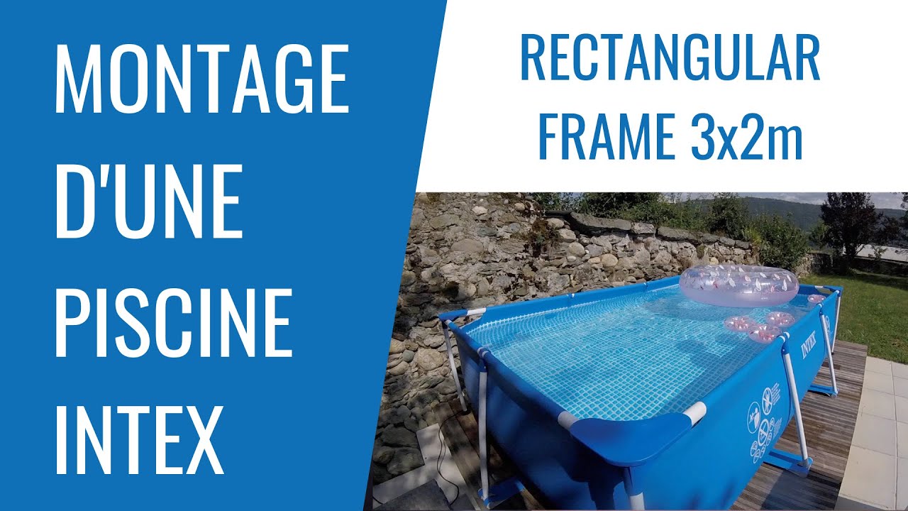 INTEX Piscine tubulaire rectangulaire 2.20 x 1.50 x 0.60 m METAL FRAME  JUNIOR