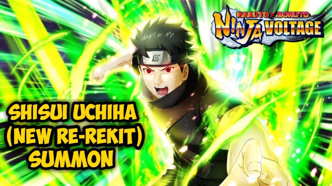 Shisui Uchiha (New Re-Rekit) Summon + Kit Moveset showcase | Naruto x Boruto Ninja Voltage