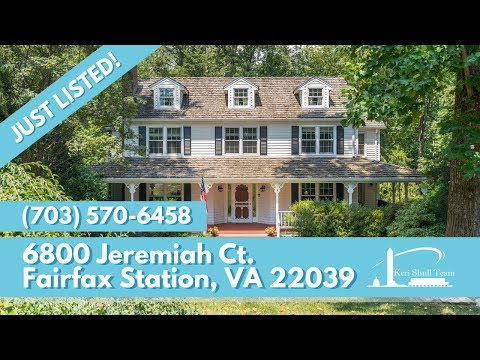 6800 Jeremiah Ct, Fairfax Station, VA home video tour