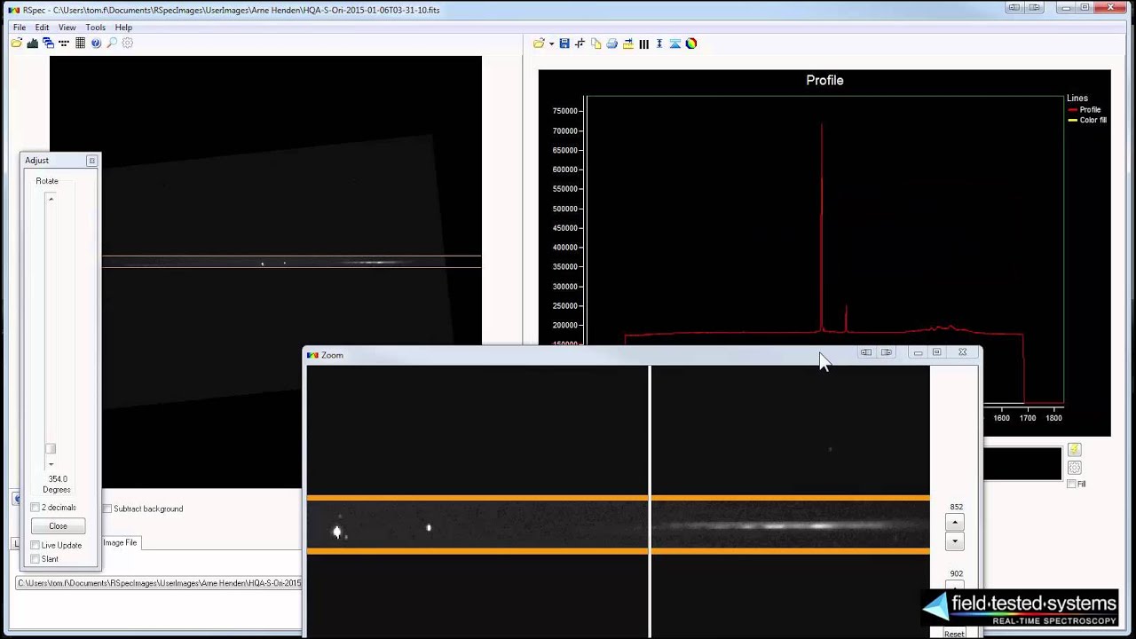 Using Rspec To Calibrate A Spectrum From The Aavso Spectrum Library