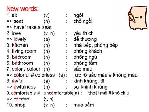 Tiết 13 unit 3: at home
