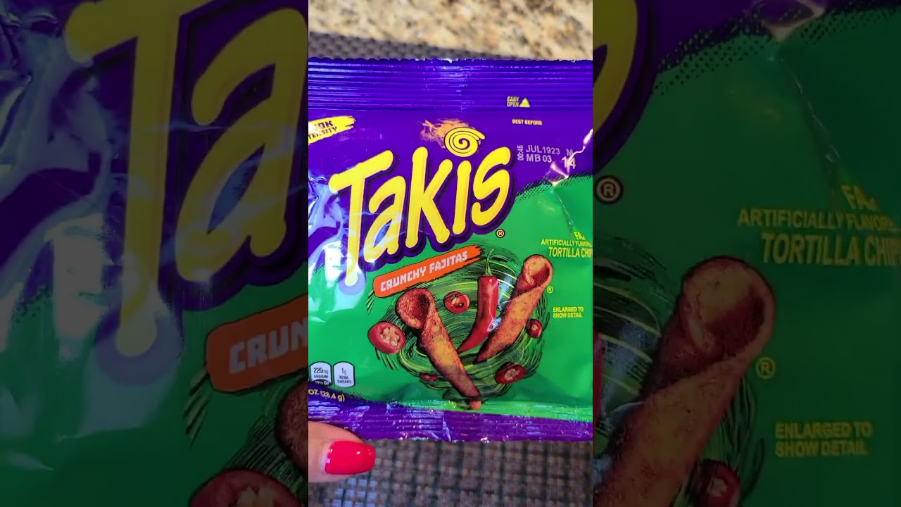 Takis Crunchy  Fajitas tortilla chips 