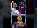 Messi vs ronaldo vs neymar over the years shorts football