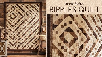 How to Make a Ripples Quilt | a Shabby Fabrics Tutorial