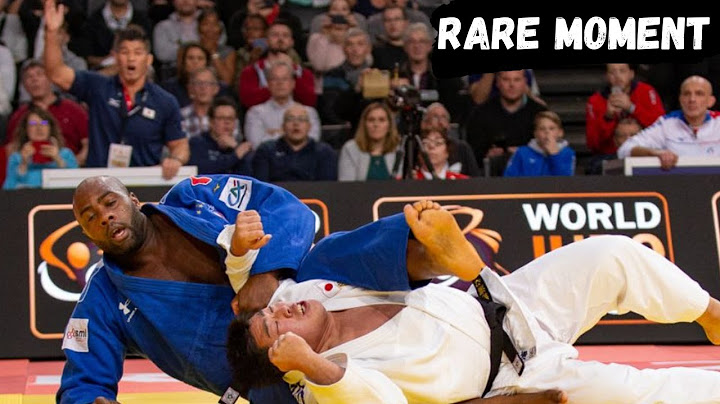rare moment in JUDO TEDDY RINER losing and in hard times