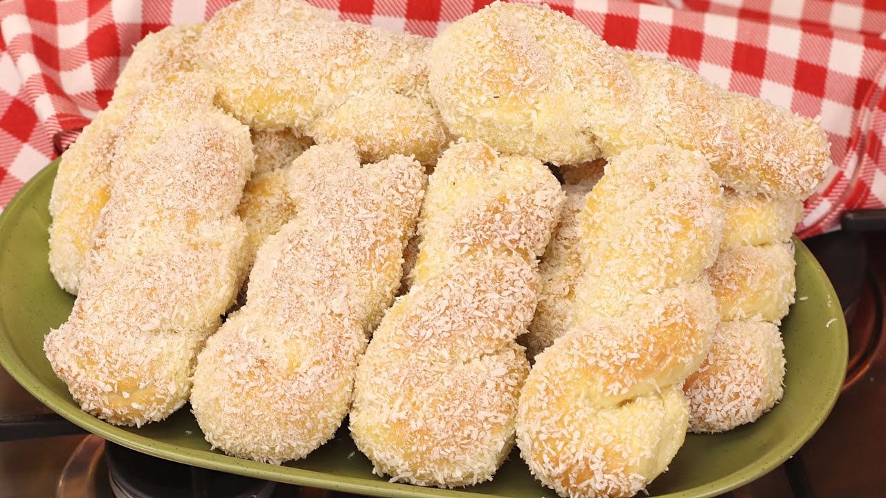 TRANCINHA DE COCO - FOFINHO - DELICIOSO - FÁCIL - RENDE MUITO - Receitas de Pai