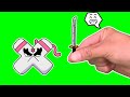 Alphabet lore heart finger x and y make a cute couple animation