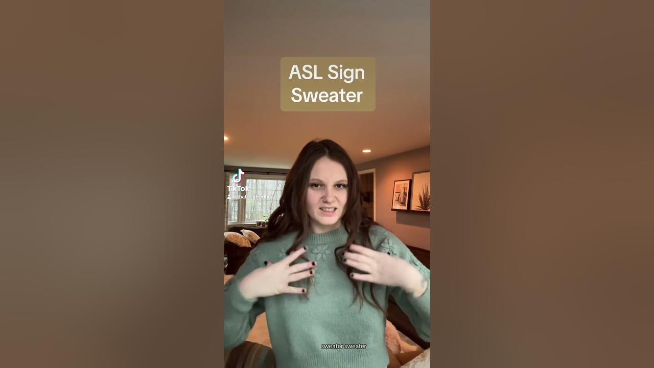 Learn How To Sign "Sweater" in ASL for Beginners American Sign